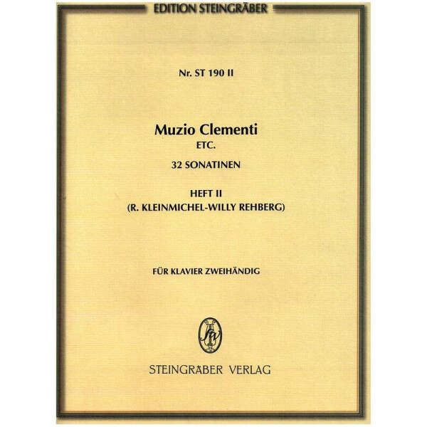 32 Sonatinen, Rondos und Vortragsstücke Band 2