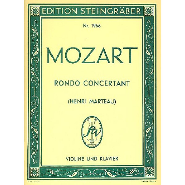 Rondo concertant B-Dur KV269