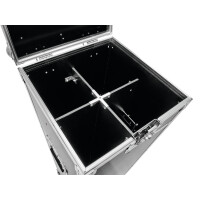 Roadinger Flightcase 4x Mikrofonständer