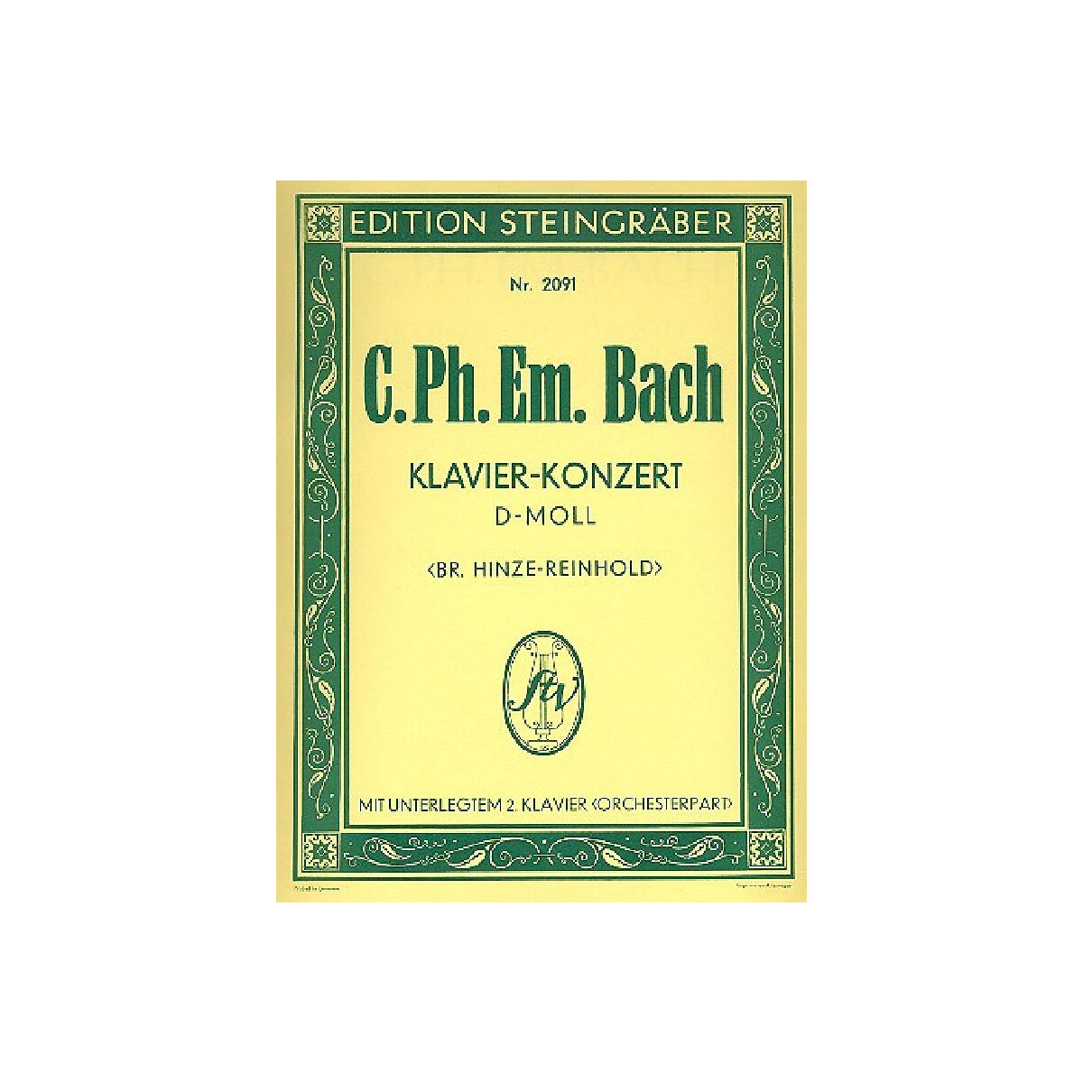 Konzert d-moll für Klavier und Orch box