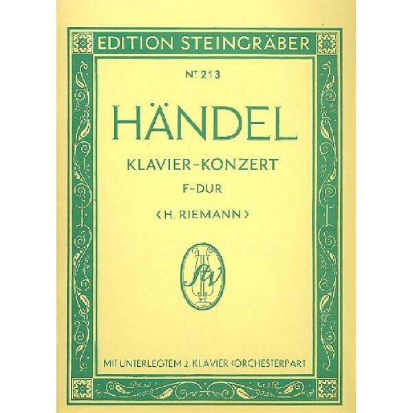 Konzert F-Dur für Klavier und Orchester
