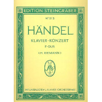 Konzert F-Dur für Klavier und Orchester
