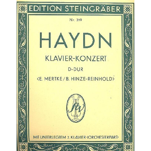 Konzert D-Dur für Klavier und Orchester