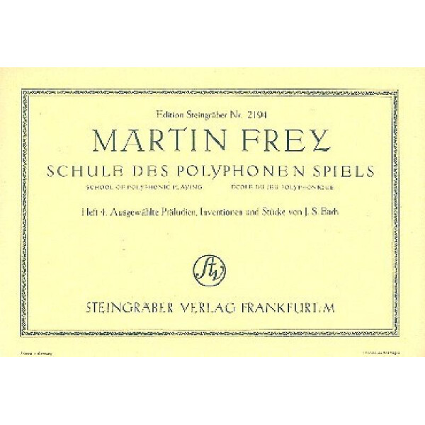 Schule des polyphonen Spiels