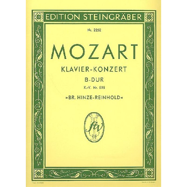Konzert B-Dur KV595 für
