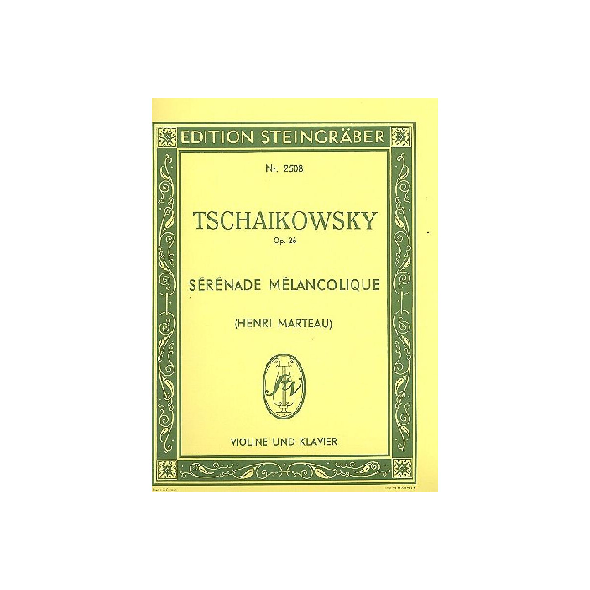 Sérénade mélancolique op.26