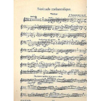 Serenade melancolique op.26