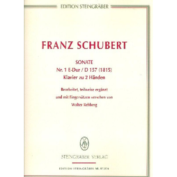 Sonate E-Dur Nr.1 D157