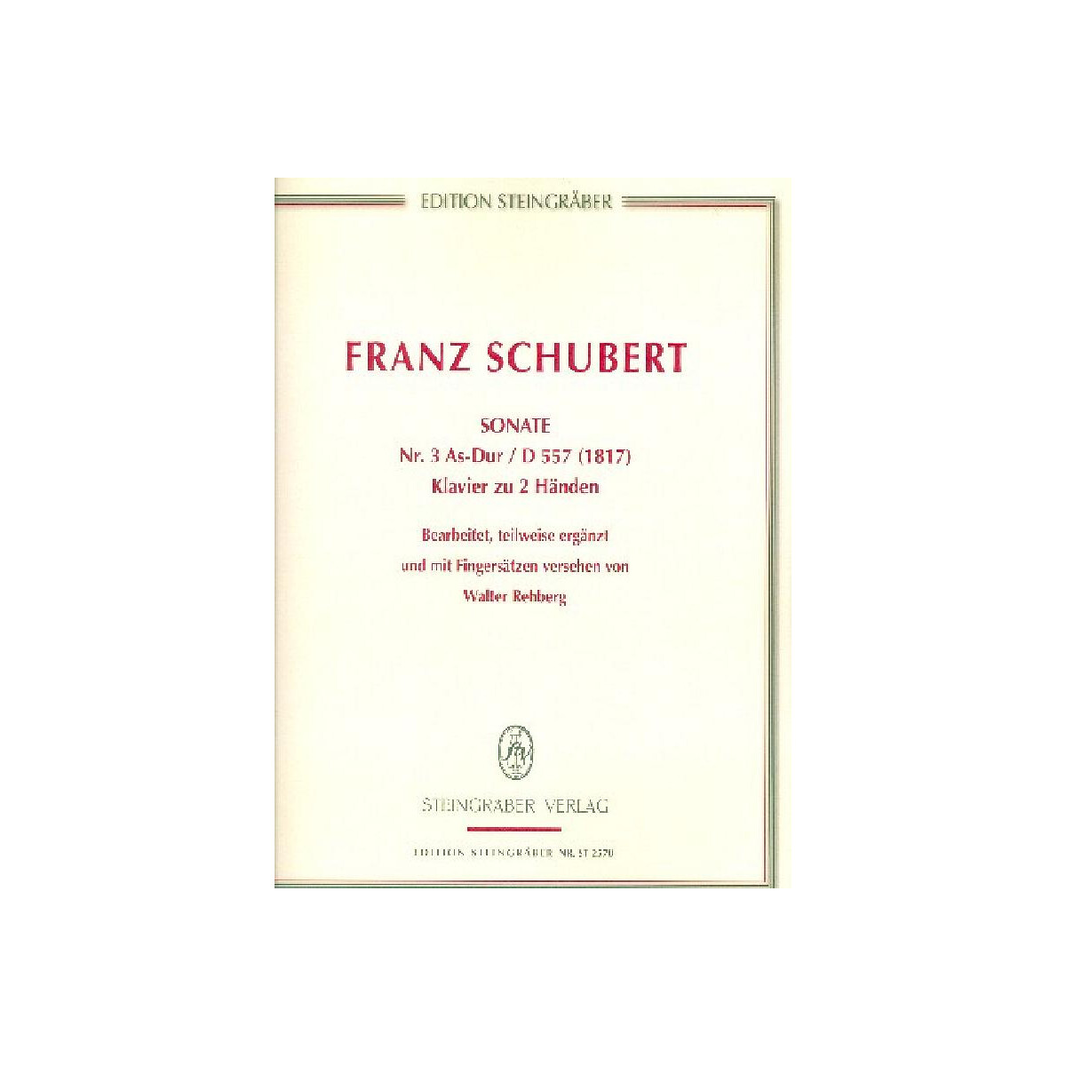 Sonate As-Dur Nr.3 D557
