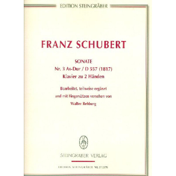 Sonate As-Dur Nr.3 D557