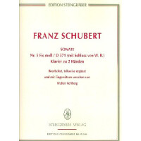 Sonate fis-Moll Nr.5 D571 (mit Schluss)