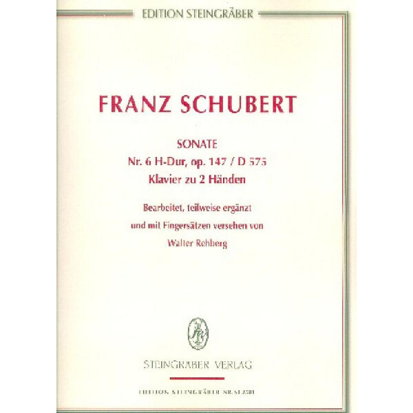 Sonate H-Dur Nr.6 D575 op.147