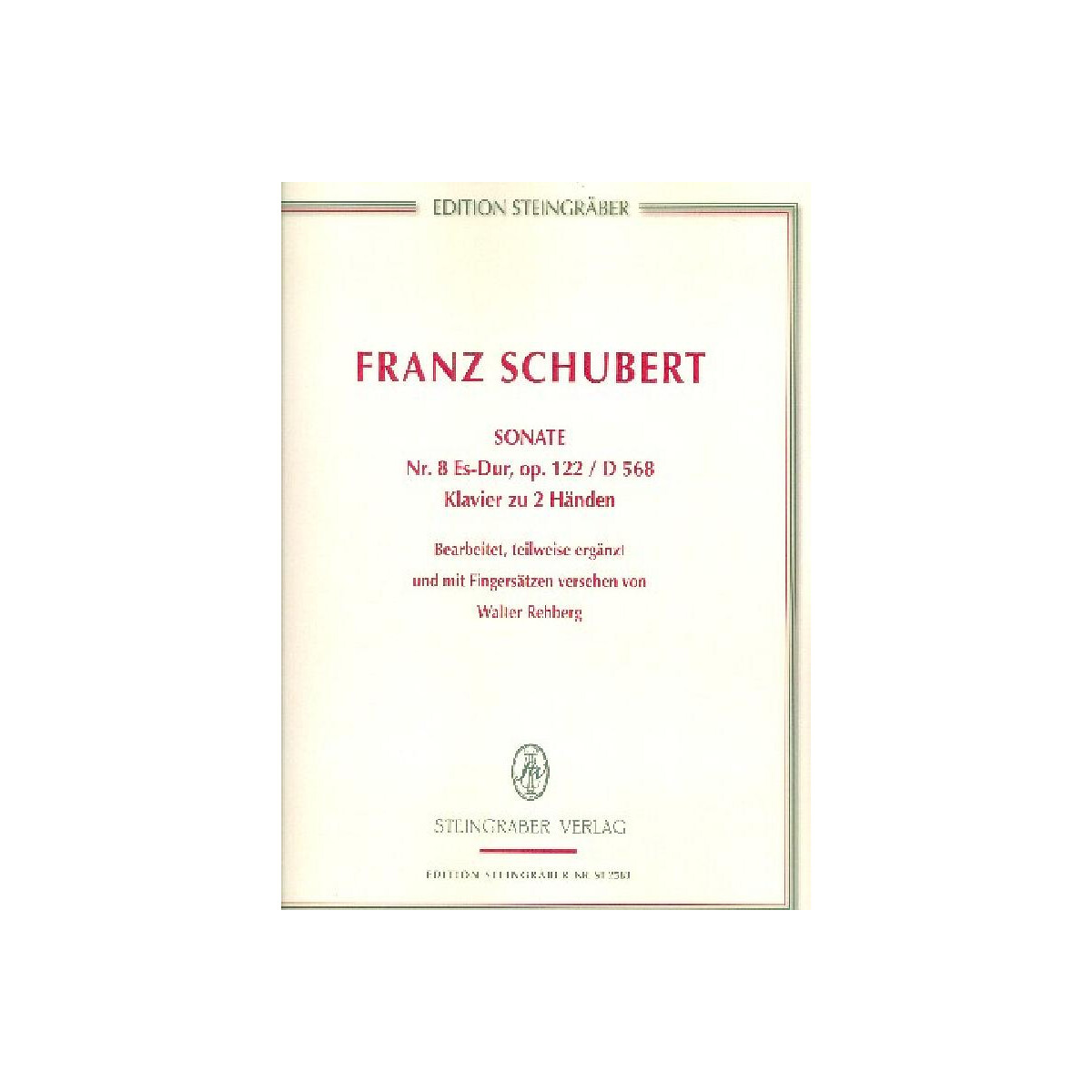 Sonate Es-Dur Nr.8 D568 op.122