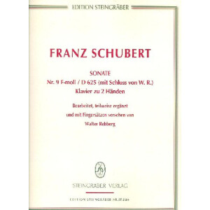 Sonate f-Moll Nr.9 D625 (mit Schluss)