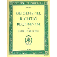 Geigenspiel richtig begonnen Band 2