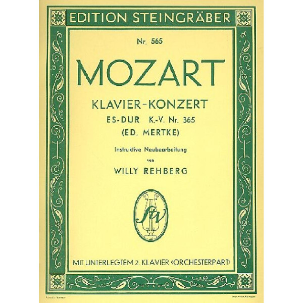 Konzert Es-Dur KV365 für