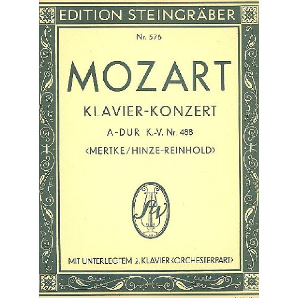 Konzert A-Dur KV488 für Klavier