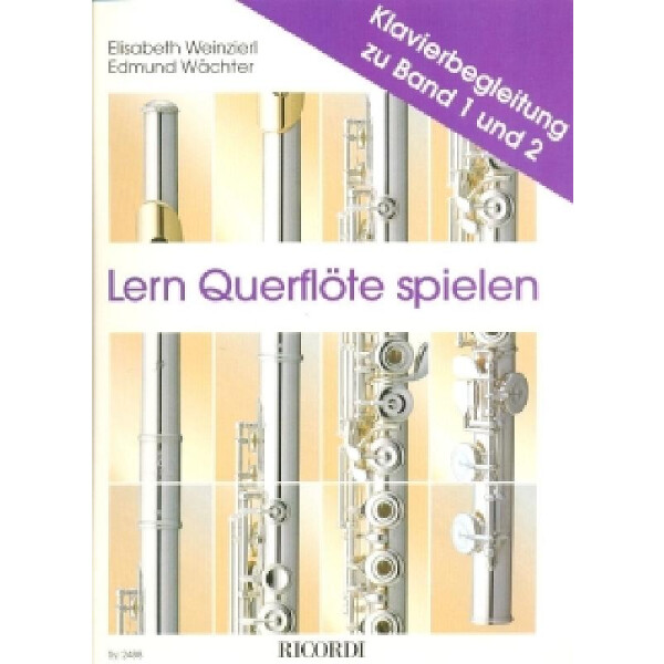 Lern Querflöte spielen Klavierbegleitung
