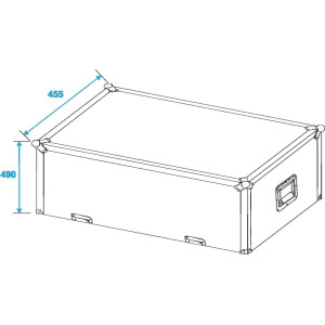 Roadinger Flightcase 2x PAS-212