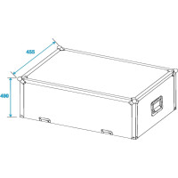 Roadinger Flightcase 2x PAS-212