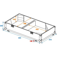 Roadinger Flightcase 2x PAS-215