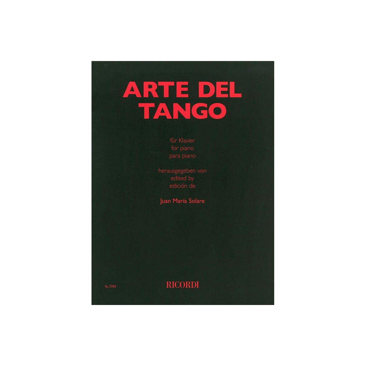Arte del Tango für Klavier box
