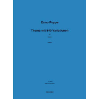 Thema mit 840 Variationen für Klavier