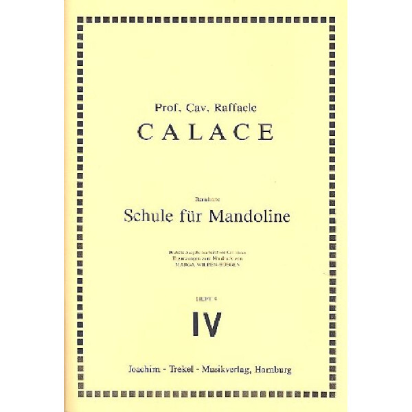 Berühmte Schule für Mandoline Band 4