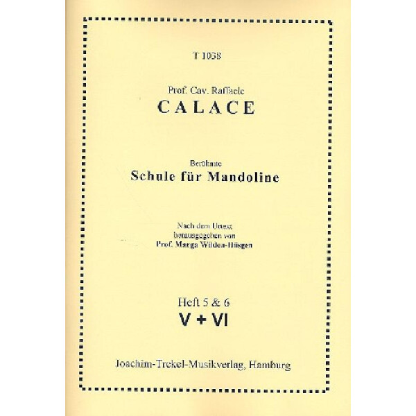 Schule für Mandoline Band 5 und 6