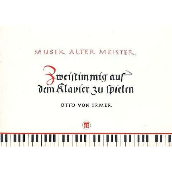 Zweistimmig auf dem Klavier zu