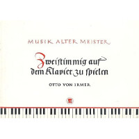 Zweistimmig auf dem Klavier zu