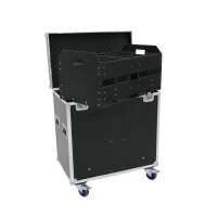 Roadinger Flightcase 8x Audience Blinder 2xCOB