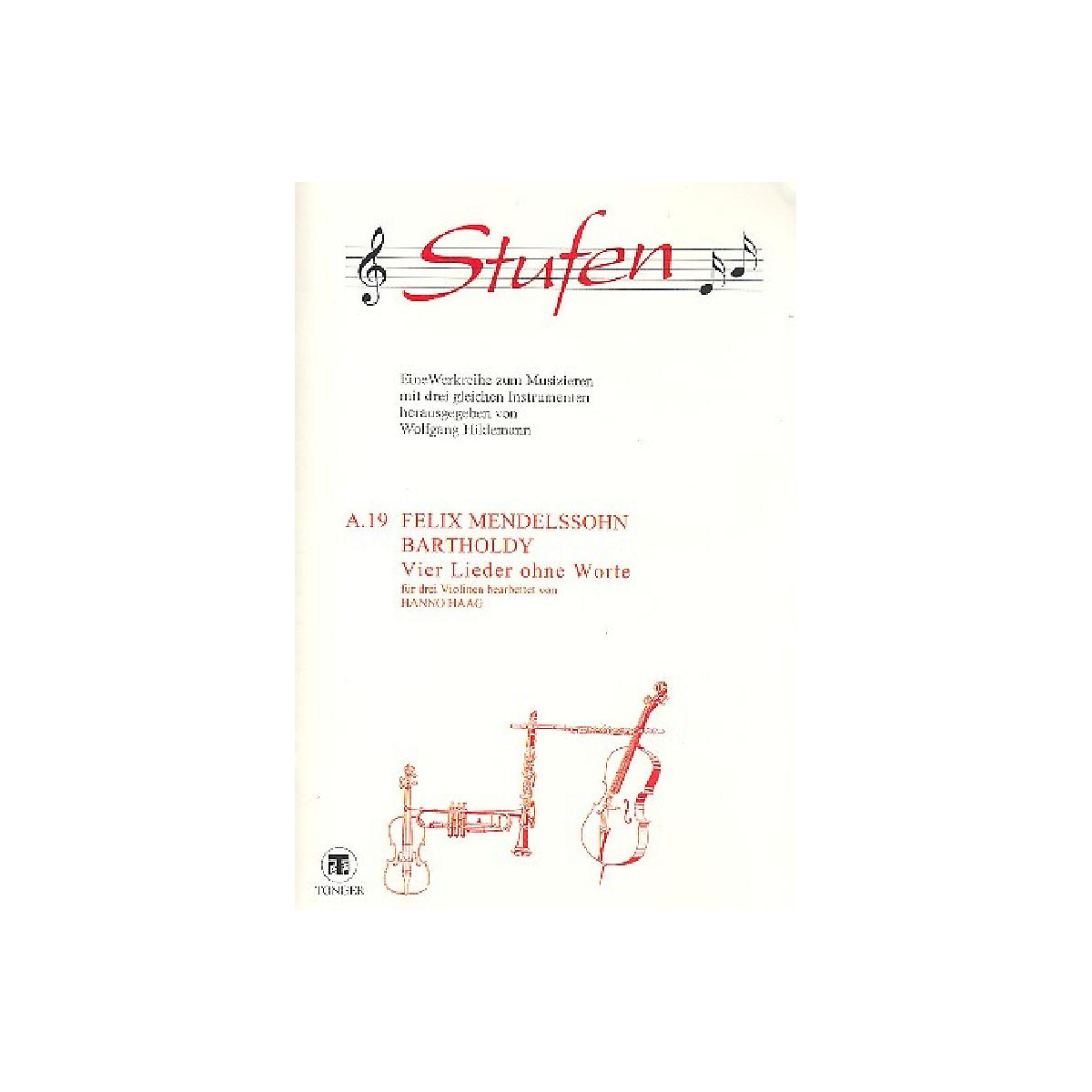 4 Lieder ohne Worte für 3 Violinen box