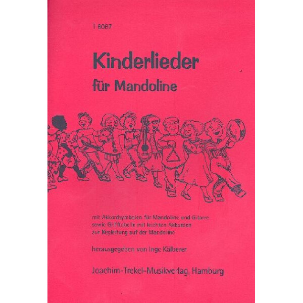 Kinderlieder für Mandoline mit Akkordsymbolen
