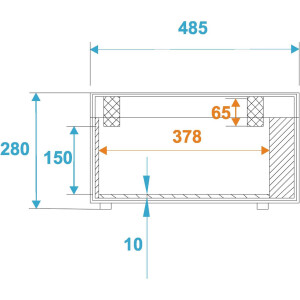 Roadinger Flightcase 2x TSL-100/TSL-200
