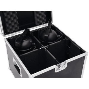 Roadinger Flightcase 4x PAR-56 Spot long