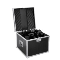Roadinger Flightcase 4x PAR-56 Spot lang Haken