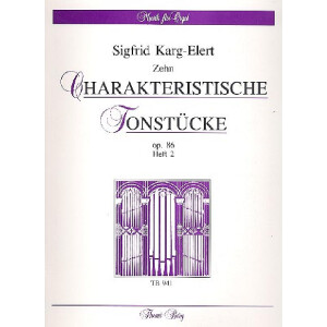 10 charakteristische Tonstücke op.86 Band 2