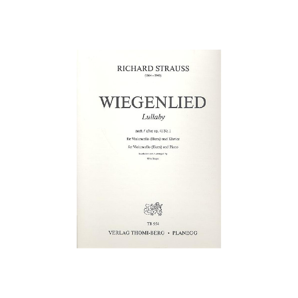 Wiegenlied nach op.41,1