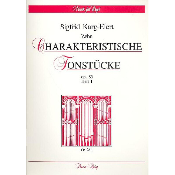 10 charakteristische Tonstücke op.86 Band 1