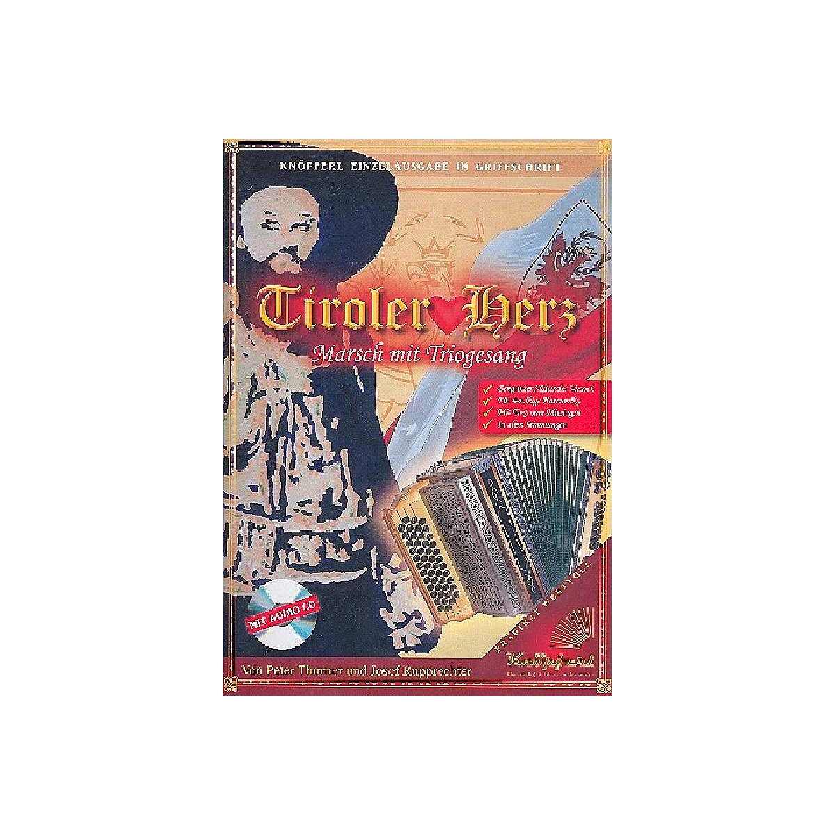 Tiroler Herz (+CD) für Steirische