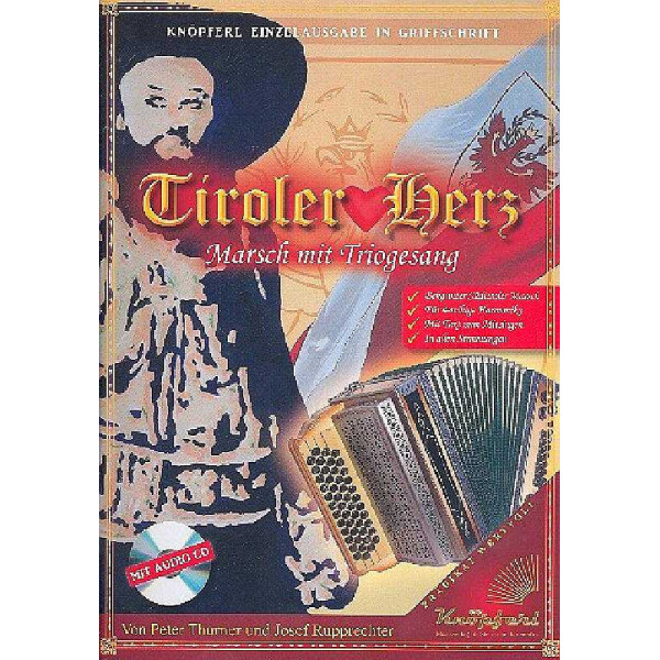 Tiroler Herz (+CD) für Steirische