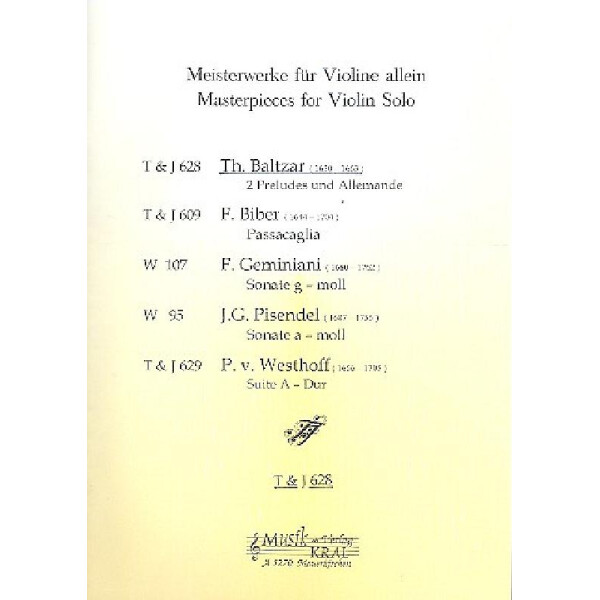 2 Preludes und Allemande