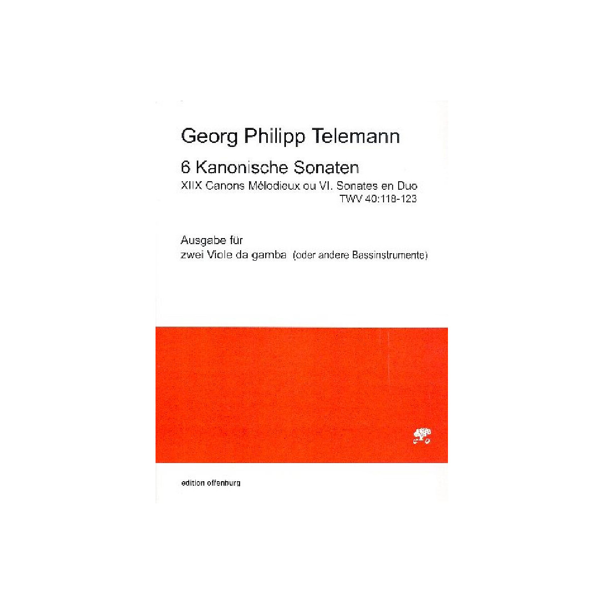6 kanonische Sonaten TWV40:118-123 box