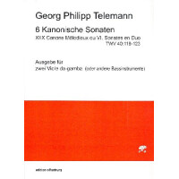 6 kanonische Sonaten TWV40:118-123