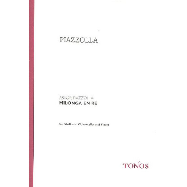 Milonga en re für Violine