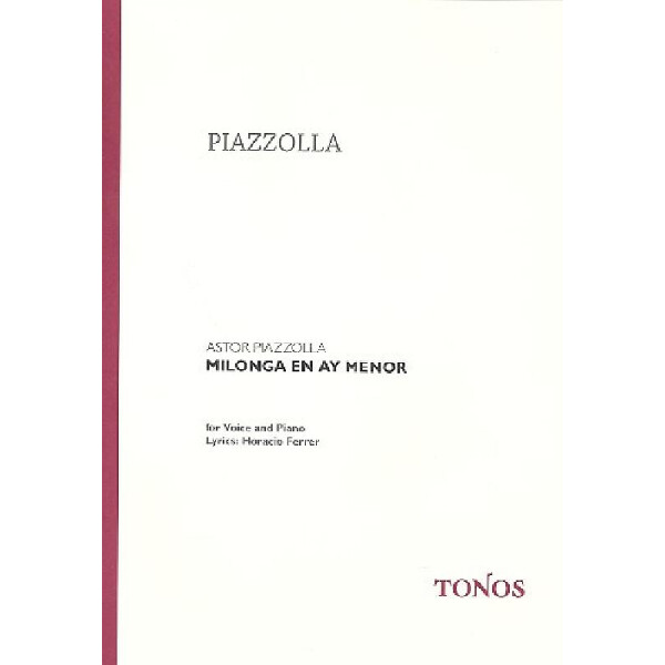 Milonga en ay menor für Klavier