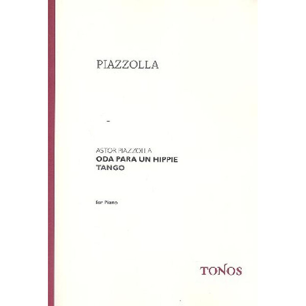 Oda para un hippie para piano