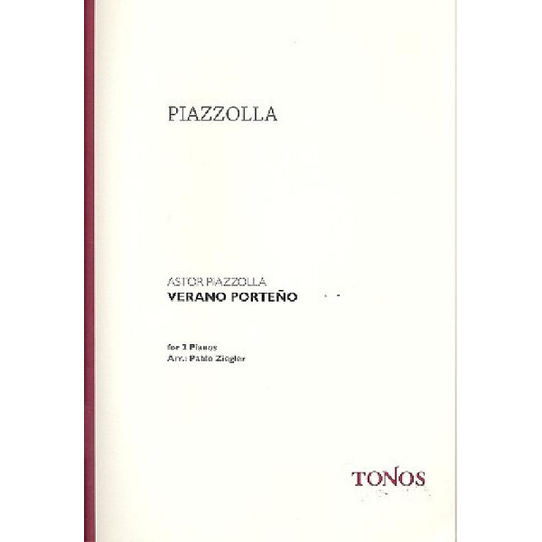 Verano porteno for 2 pianos