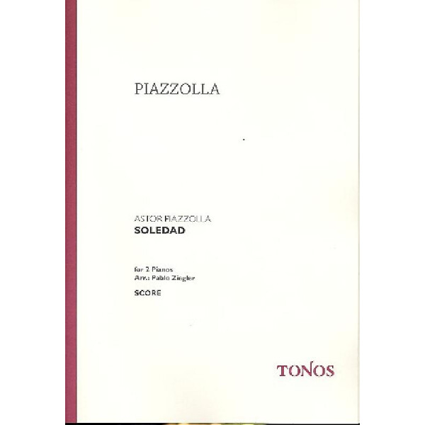 Soledad for 2 pianos 4 hands
